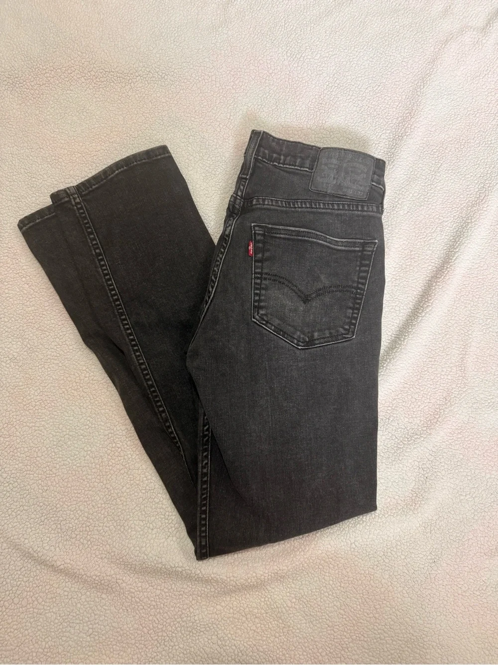 Levi's Men's Slim Straight Black Denim Jeans
